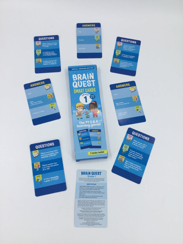 Workman Brain Quest Smart Cards Grade 1
