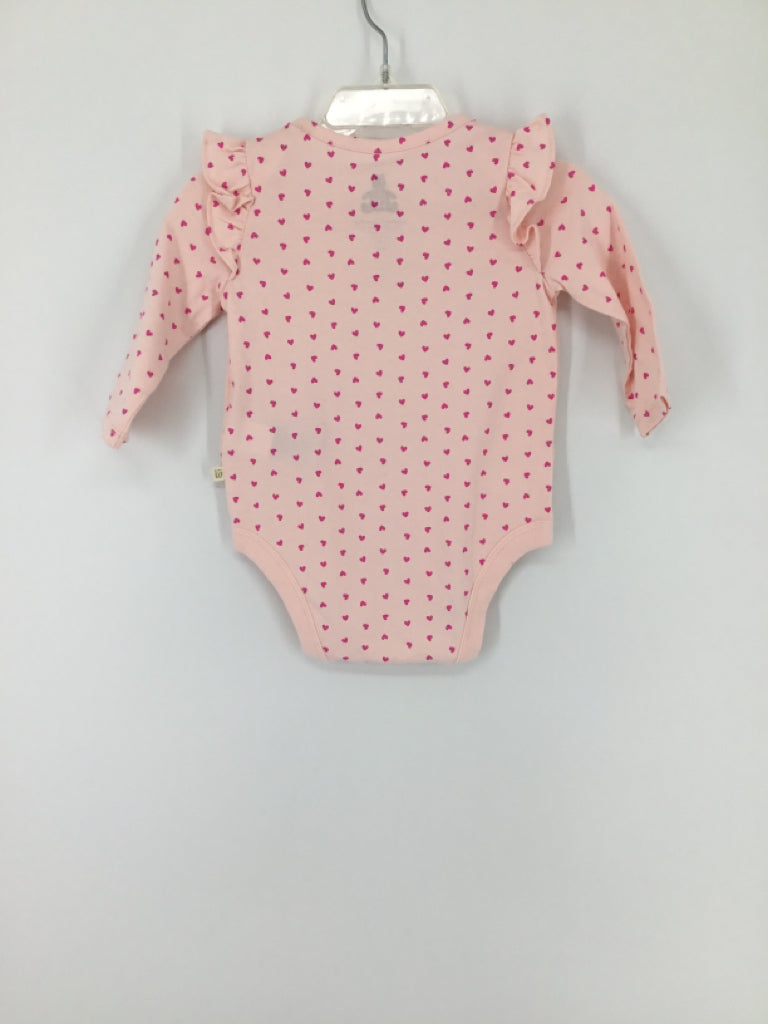 Baby Gap Child Size 3-6 Months Pink Valentine's Day Onesie