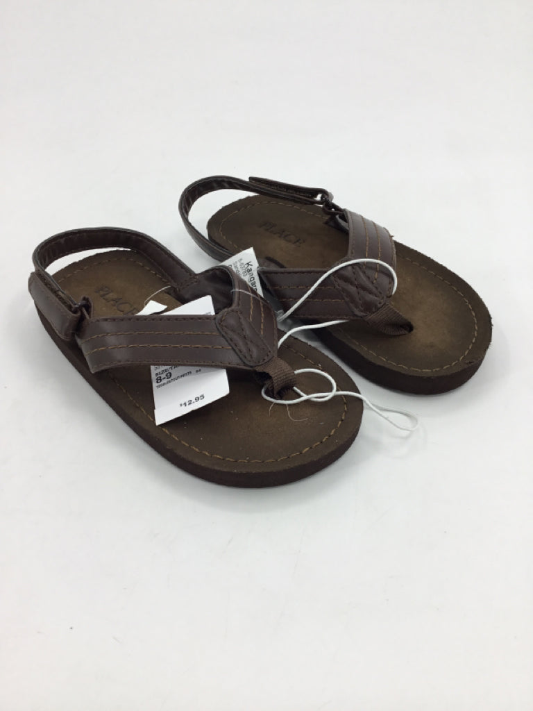 Childrens Place Child Size 8 Toddler Brown Sandals/Flip Flops