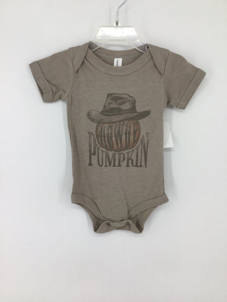 Bella Canvas Kids Child Size 6-12 Months Tan Halloween Onesie