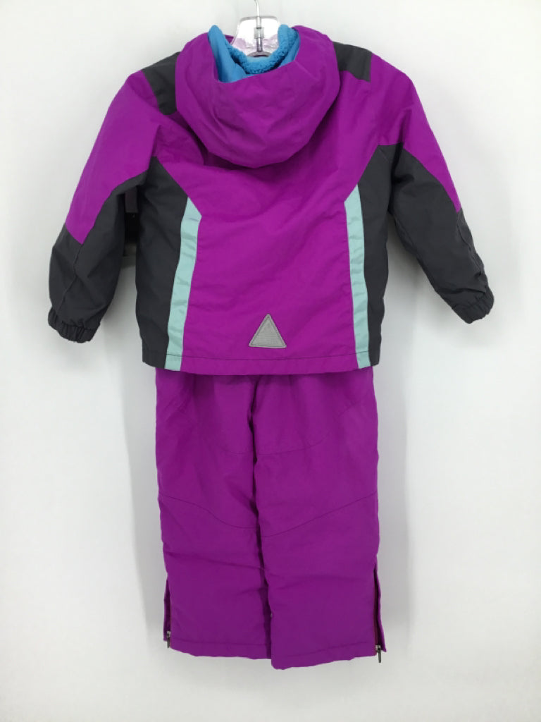 LL Bean Child Size 3 Purple Outerwear - girls
