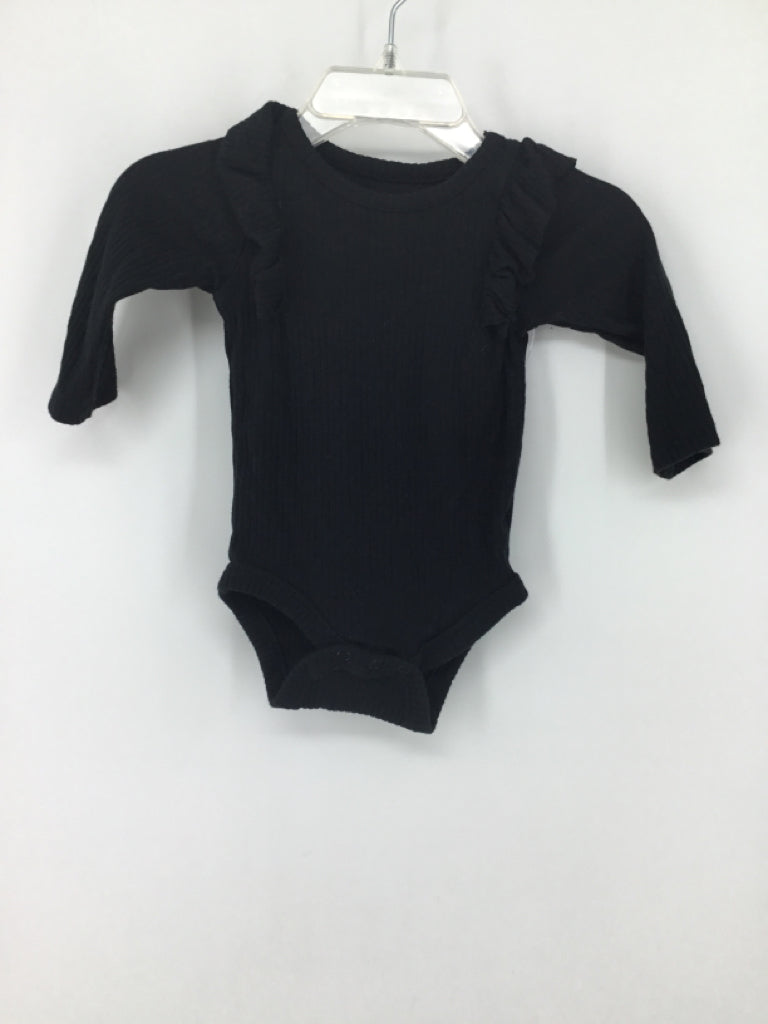 Cat & Jack Child Size 0-3 Months Black Onesie