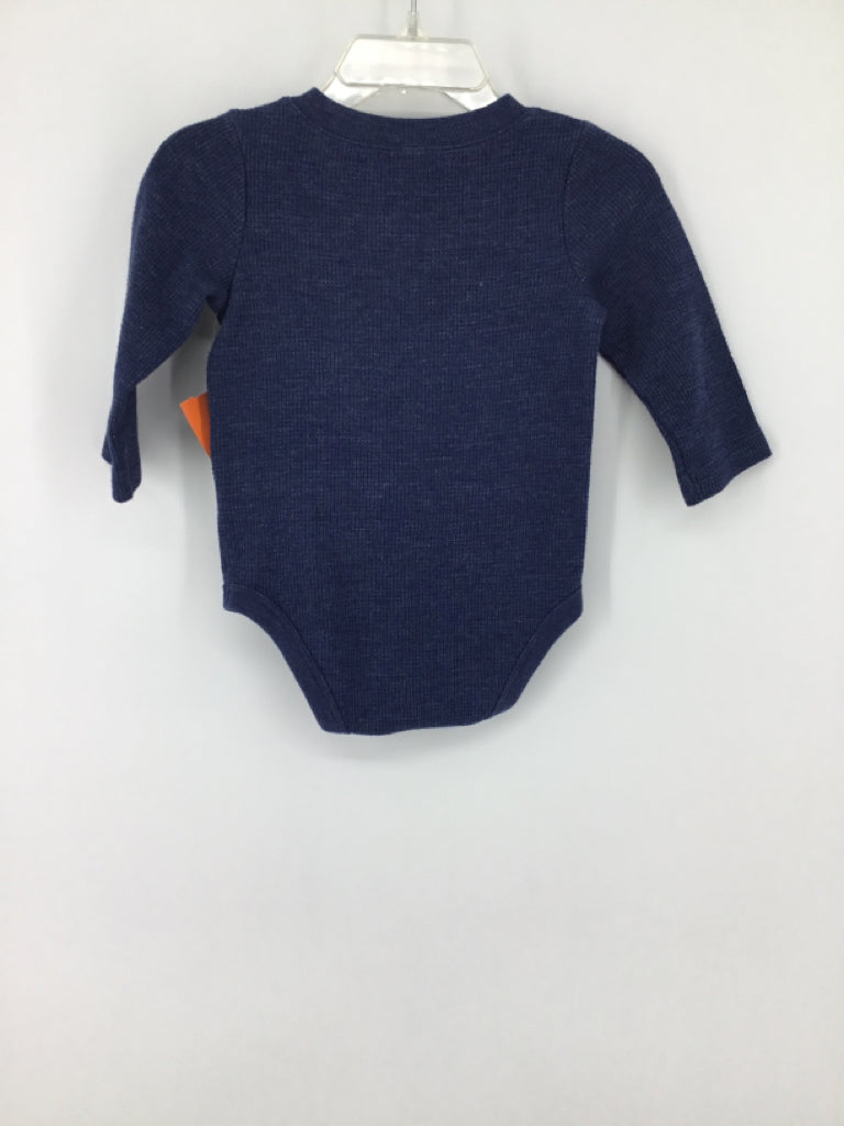 jumping beans Child Size 9 Months Navy Onesie