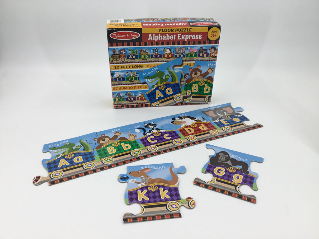 Melissa & Doug Alphabet Express Floor Puzzle