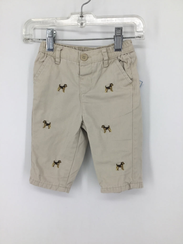 Childrens Place Child Size 3-6 Months Tan Dog Pants - boys