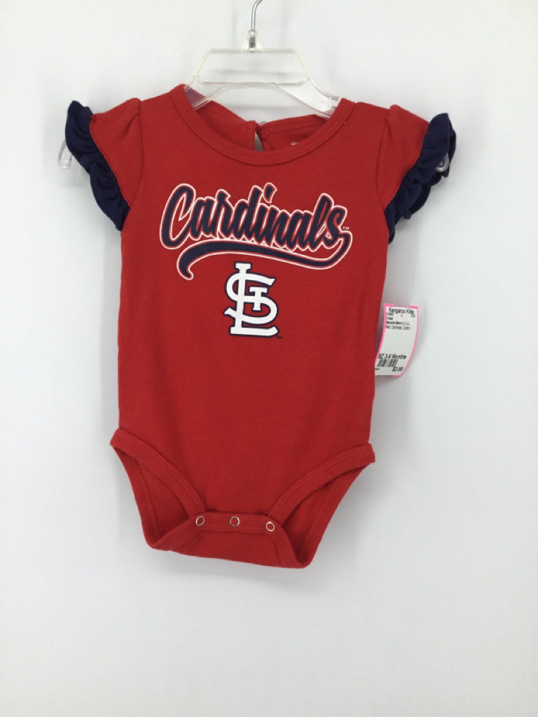 Genuine Merchandise Child Size 3-6 Months Red Onesie