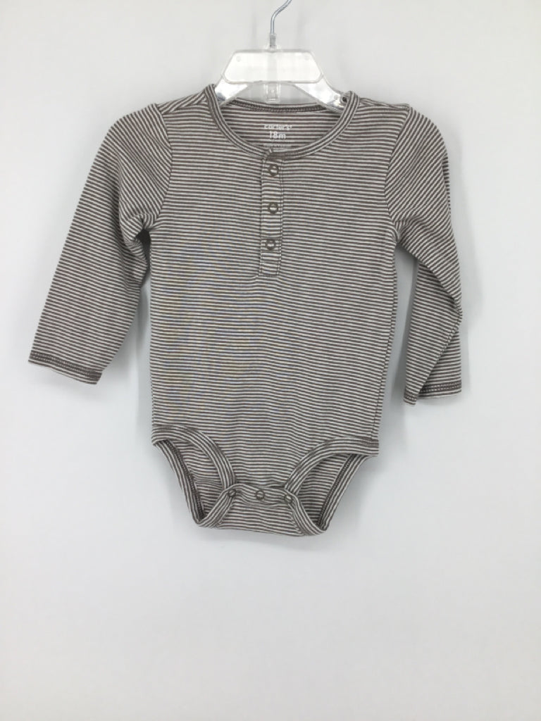 Carter's Child Size 18 Months Brown Onesie