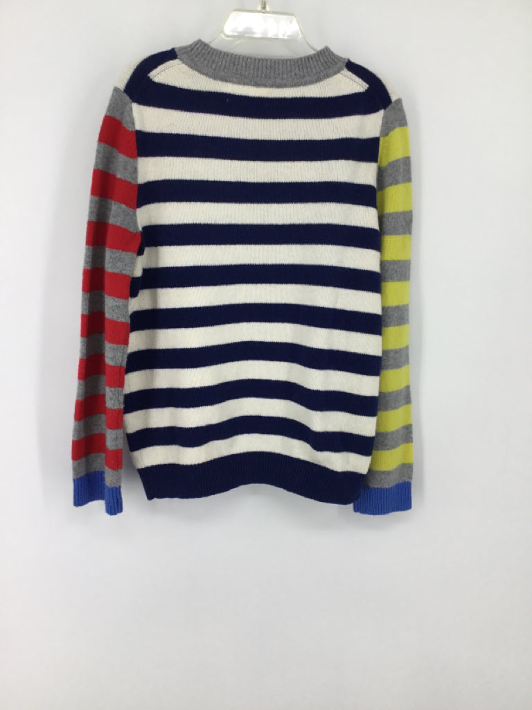 Boden Child Size 7 Multi-Color Stripe Sweater - boys