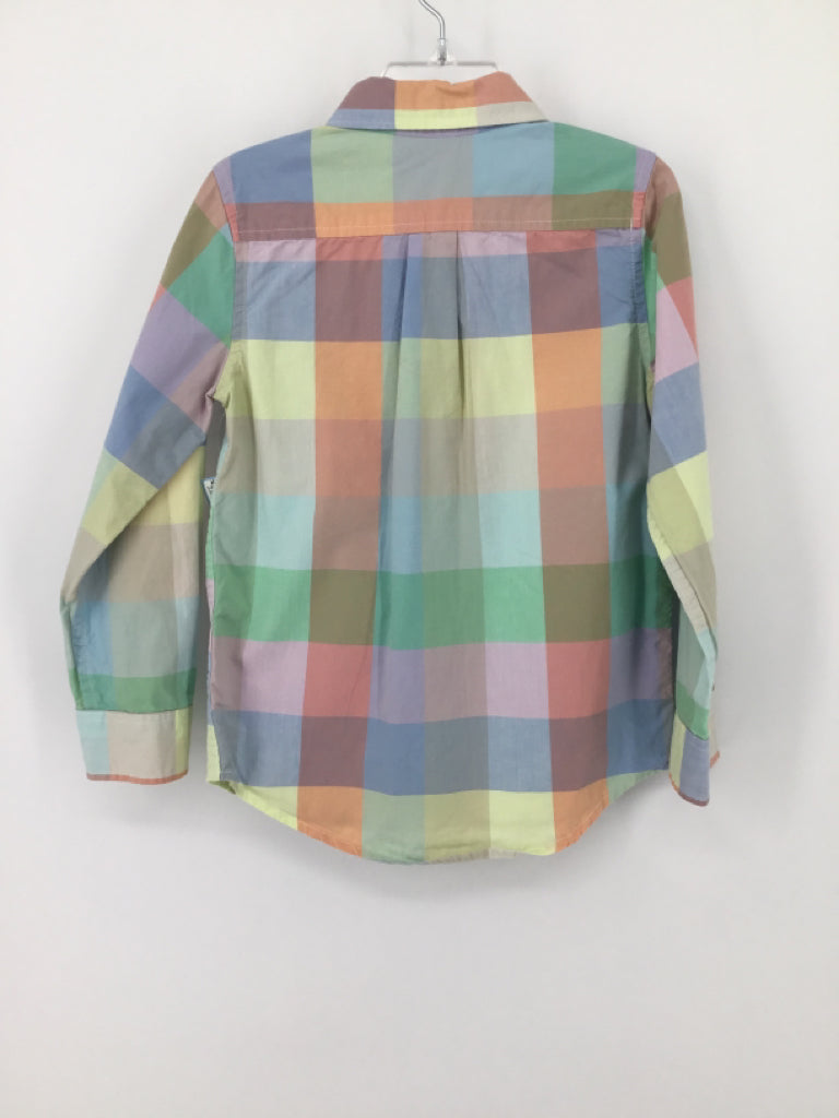 Baby Gap Child Size 5 Multi-Color Checkered Shirt - boys