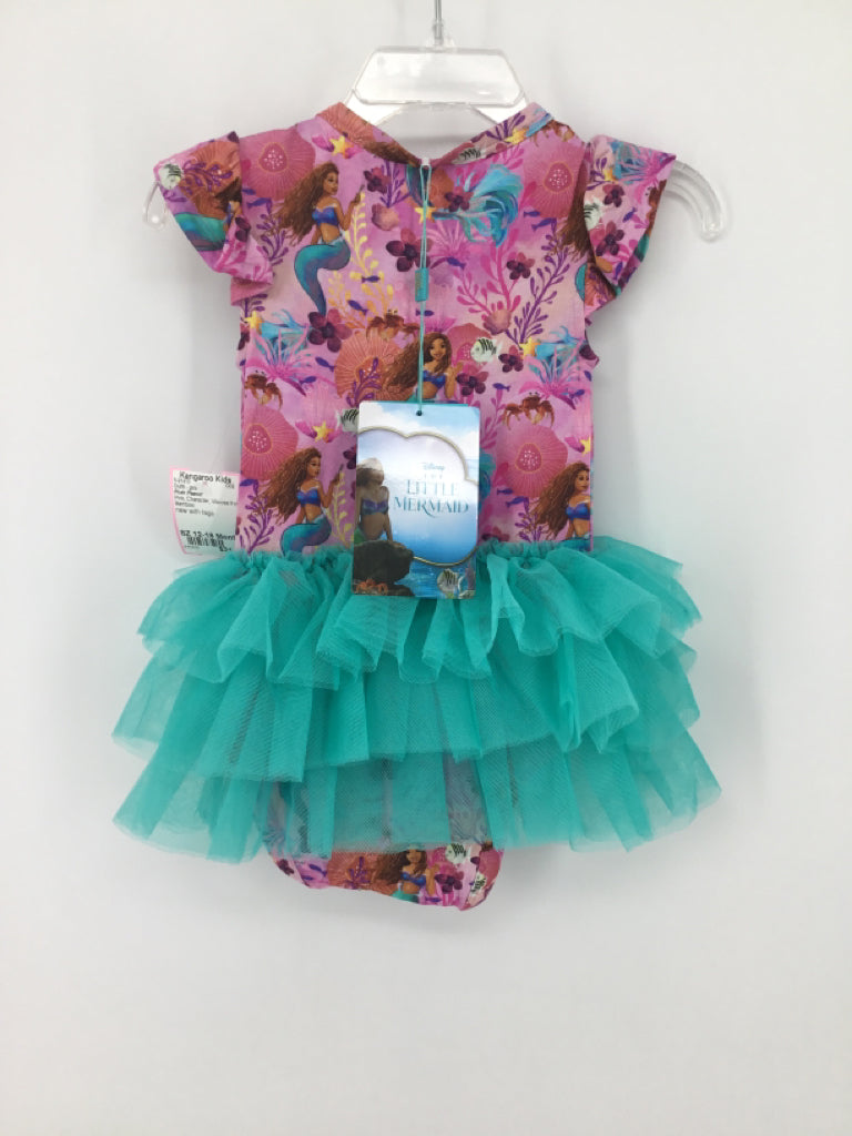 Posh Peanut + Disney Child Size 12-18 Months Pink Outfit - girls