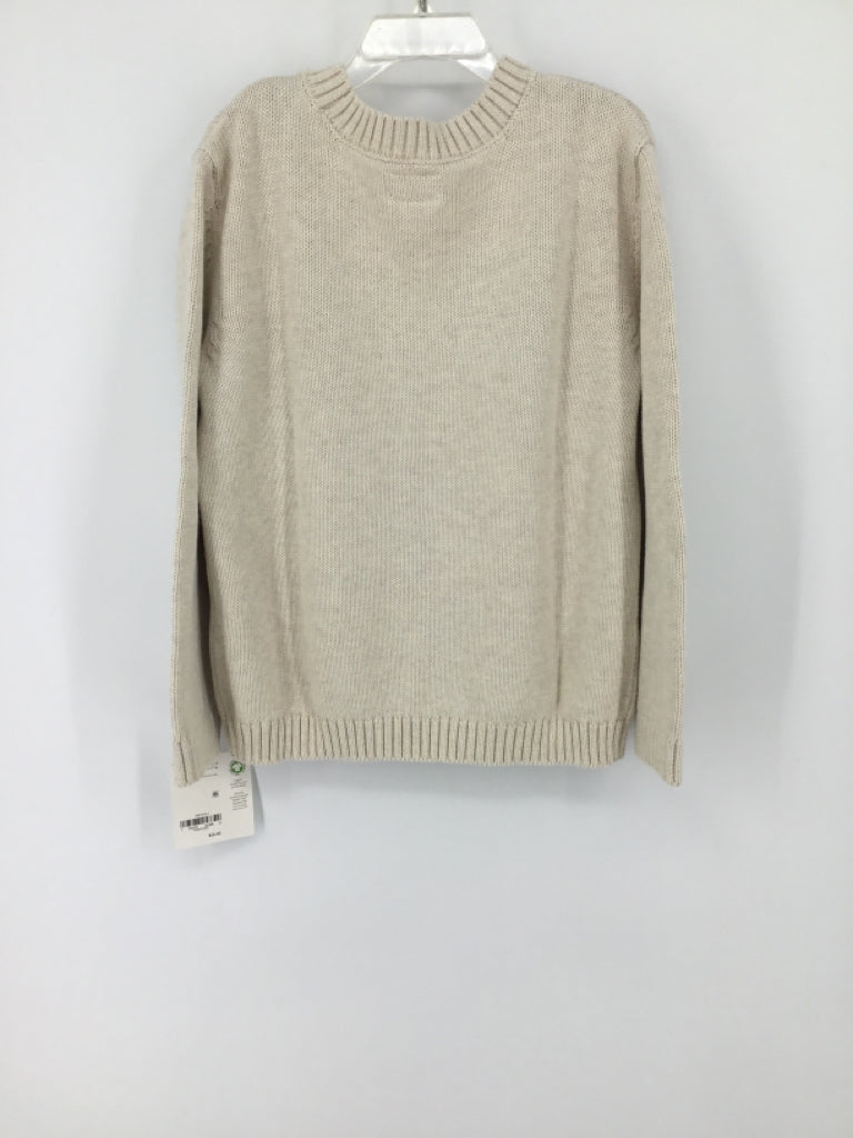 Little Planet Child Size 7 Tan Animals Sweater - boys