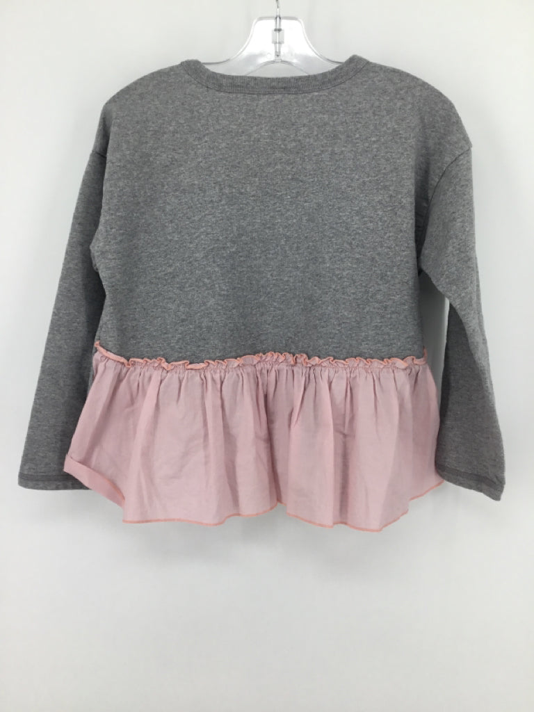 Tea Child Size 7 Gray Sweatshirt - girls