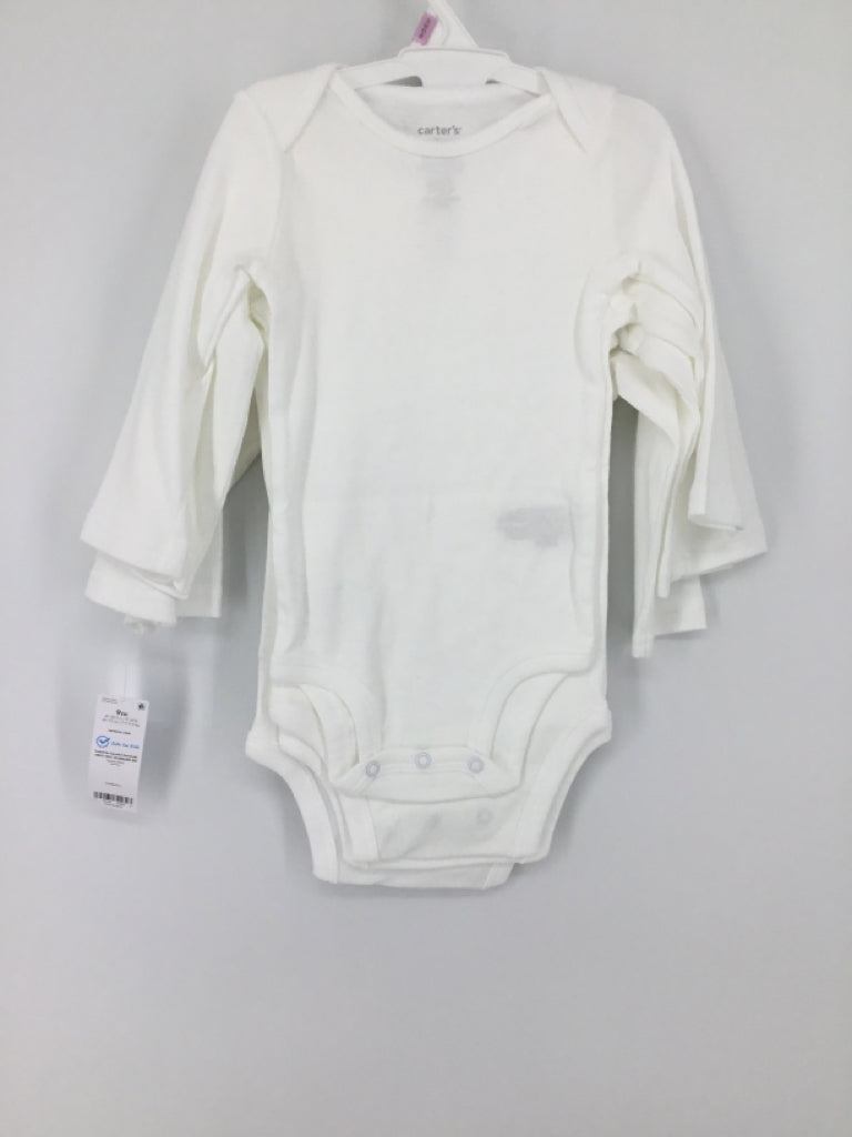 Carter's Child Size 9 Months White Onesie