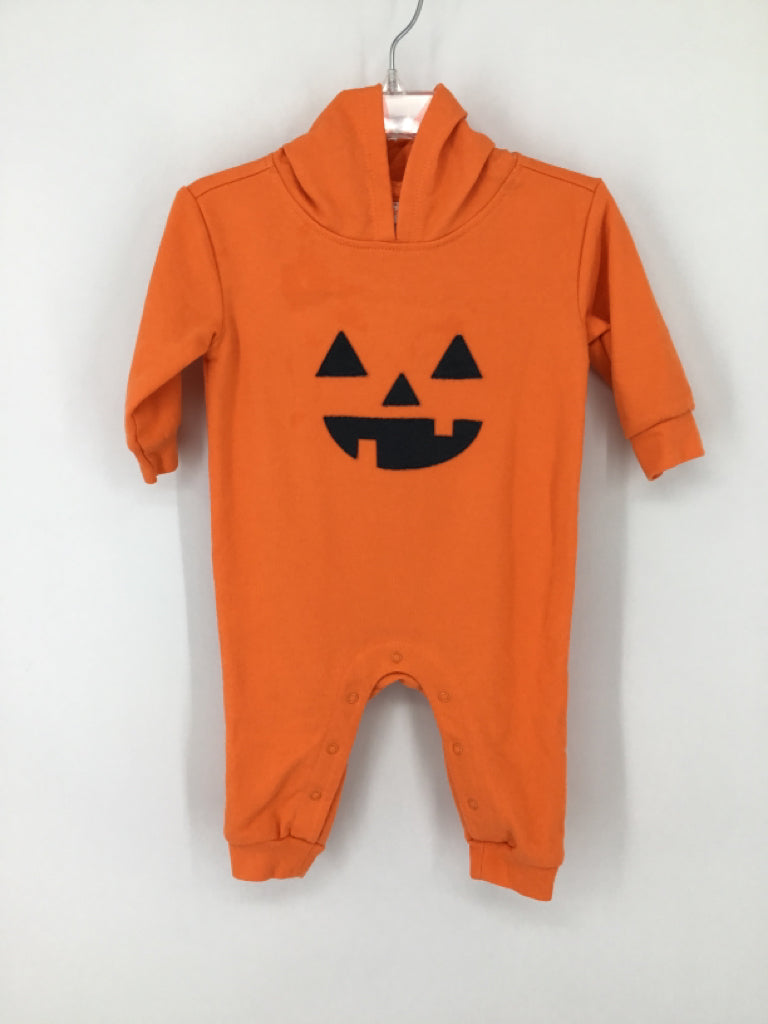 Cat & Jack Child Size 3-6 Months Orange Halloween Outfit