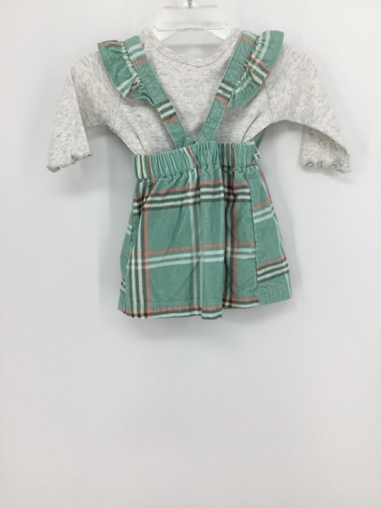 Carter's Child Size 3 Months Green Dress - girls