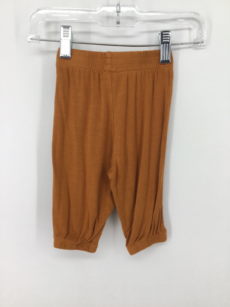 Kate Quinn Organics Child Size 0-3 Months Mustard Solid Pants - boys