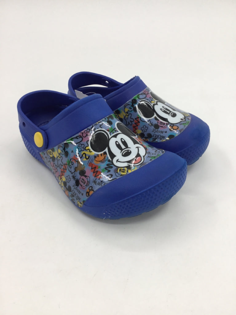 Disney Child Size 7 Toddler Blue Sandals/Flip Flops