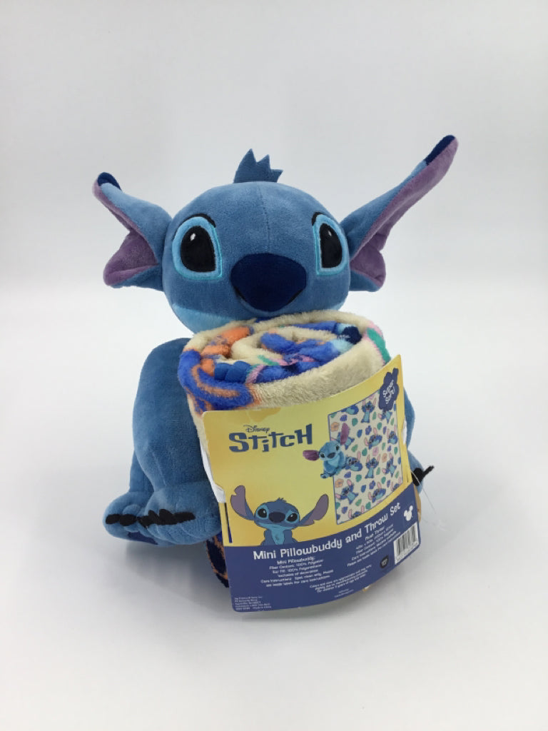 Disney Stitch Mini Pillow Buddy & Throw Set
