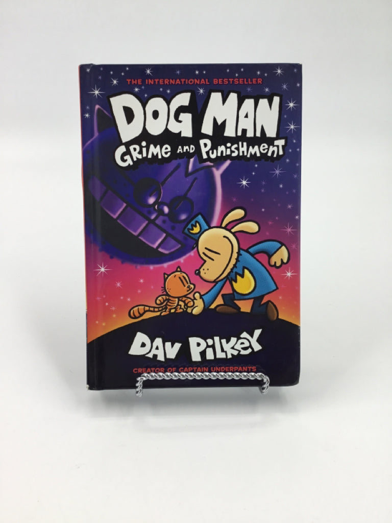 Dog Man Grime and Punishment hardcover Book