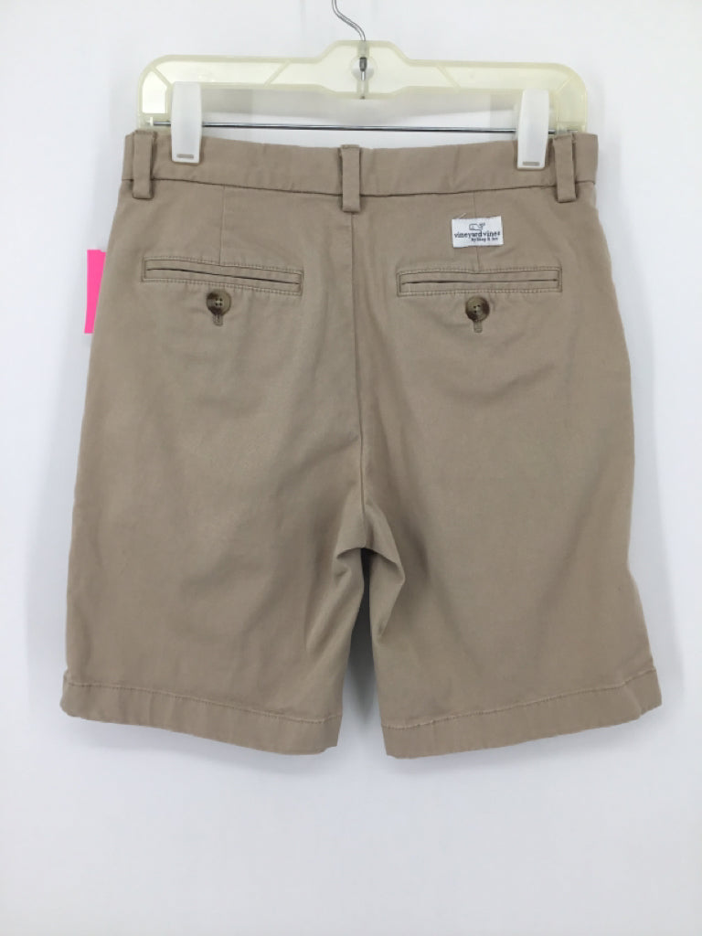 vineyard vines Child Size 10 Tan Solid Shorts - boys