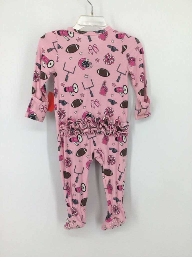 Angel Dear Child Size 6-9 Months Pink Sleepers