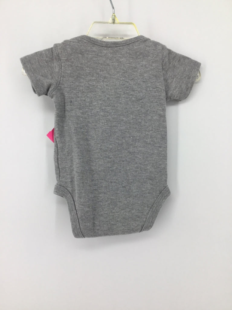 Disney + NHL Child Size 3-6 Months Gray Onesie