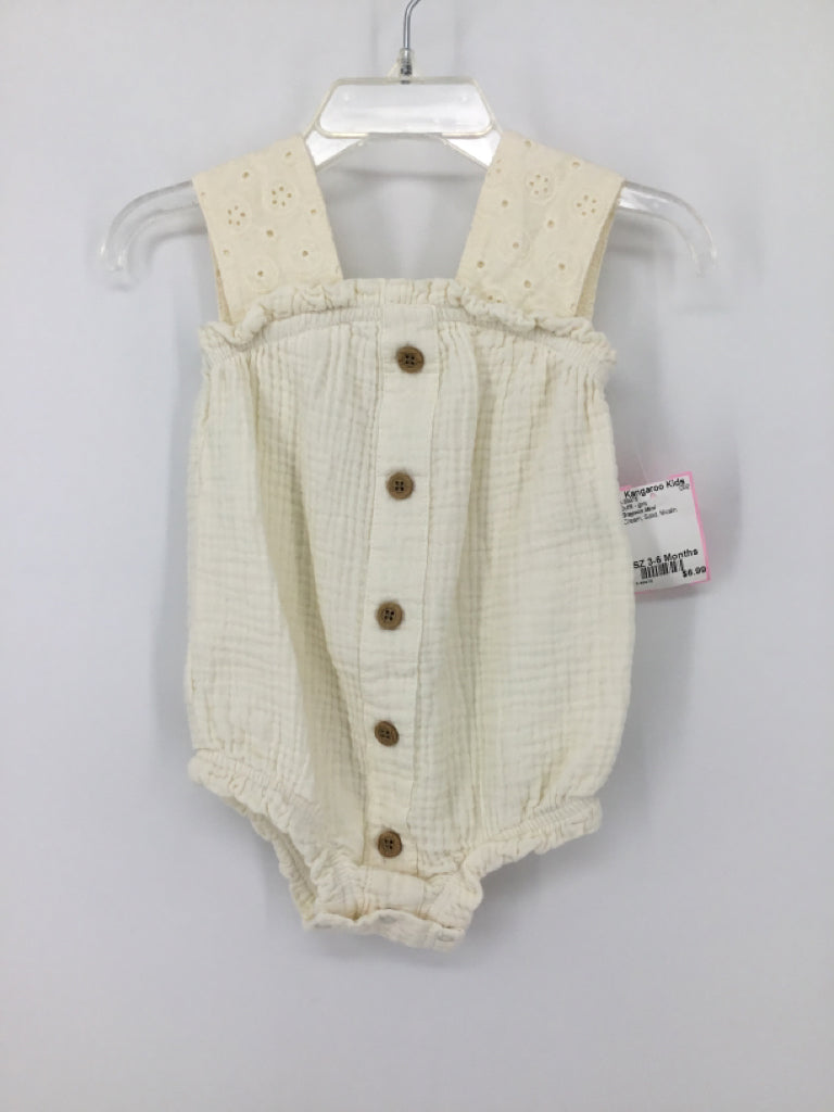 Grayson Mini Child Size 3-6 Months Cream Outfit - girls
