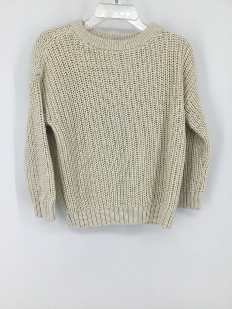 Cat & Jack Child Size 24 Months Cream Solid Sweater - boys