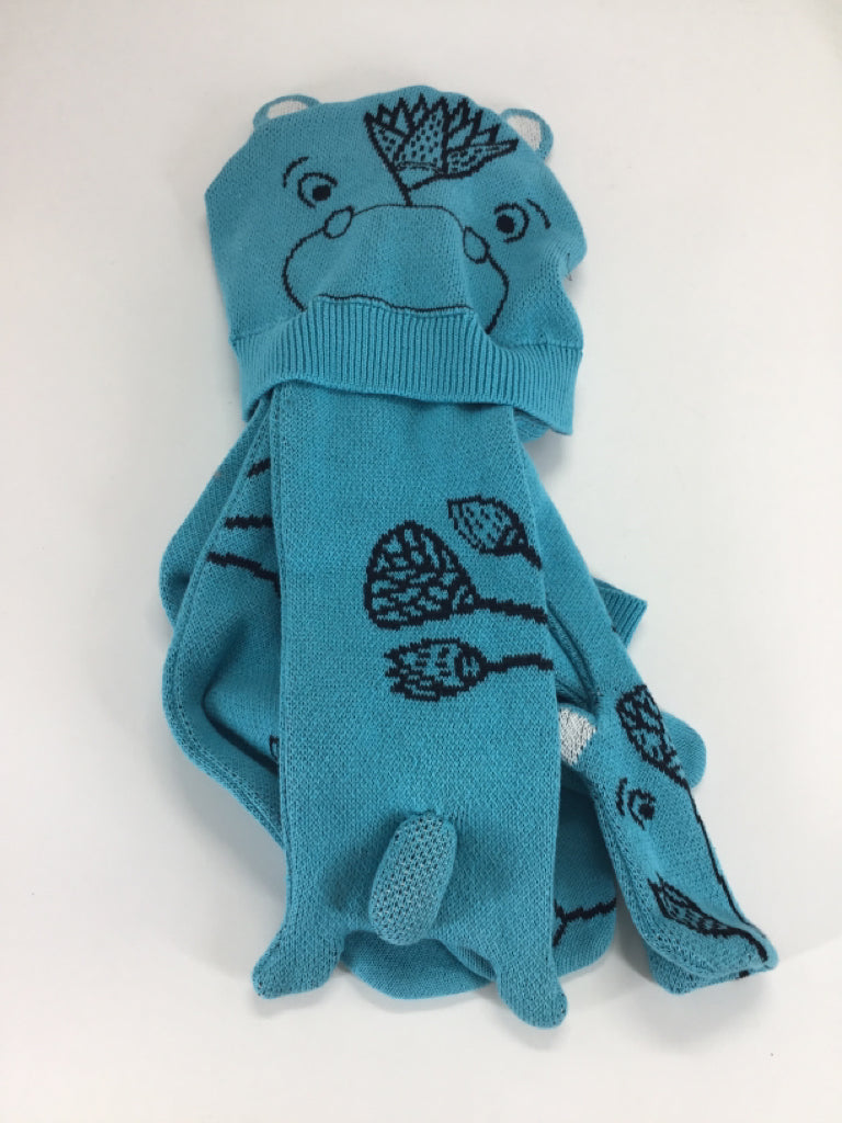 brandless Child Size Child Blue Print Hats - boys