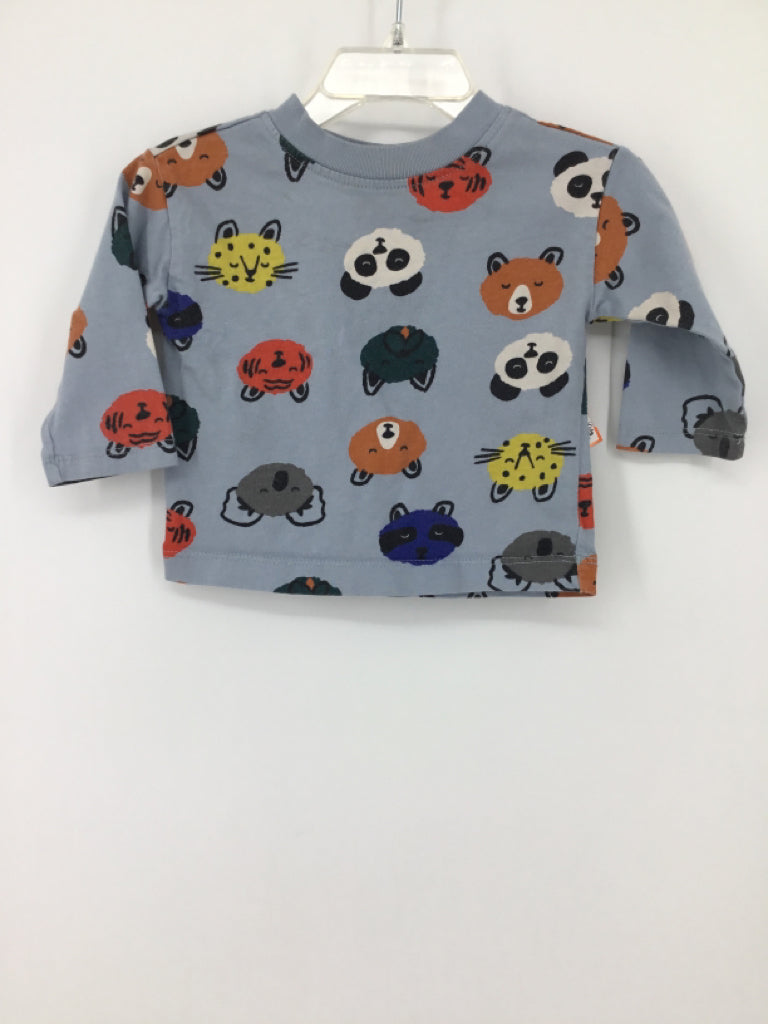 Hanna Andersson Child Size 3-6 Months Blue Animals T-shirt - boys