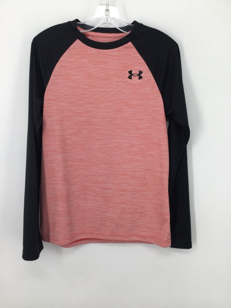 Adidas Child Size 10 Red Marbled T-shirt - boys