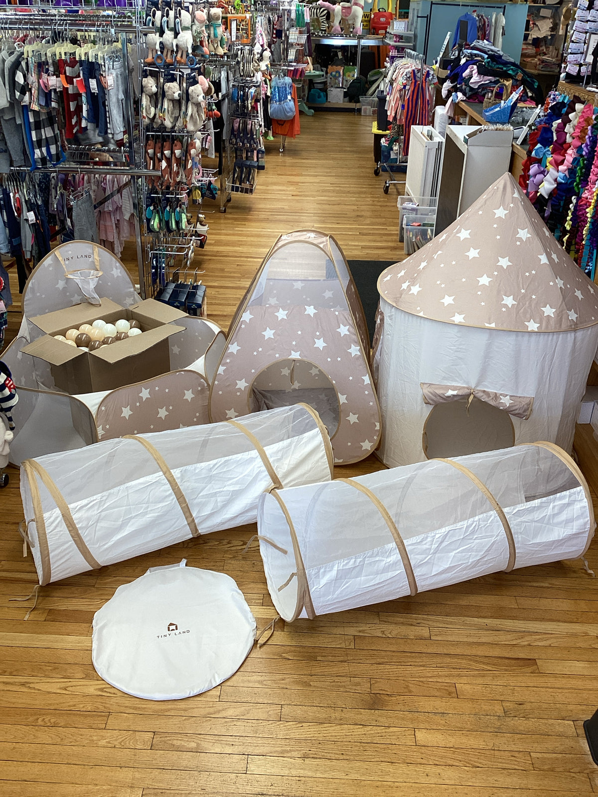 Tiny Land Kids Play Tent with Tunnel & Ball Pit