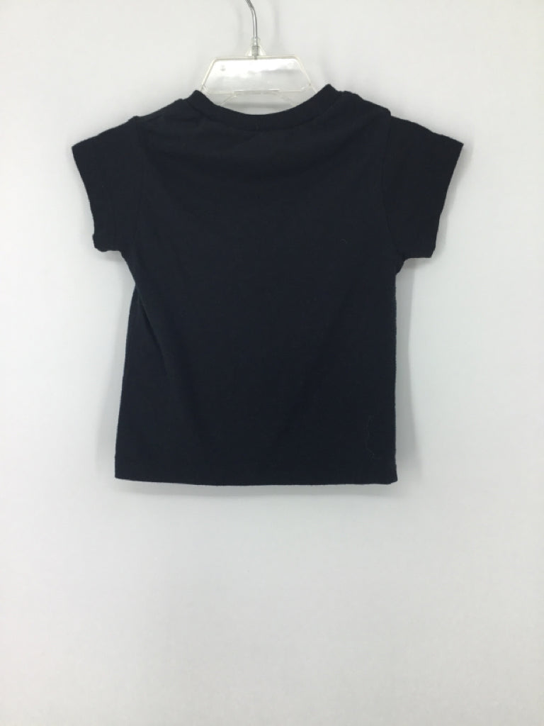 Cash Child Size 12 Months Black screen printed T-shirt - boys