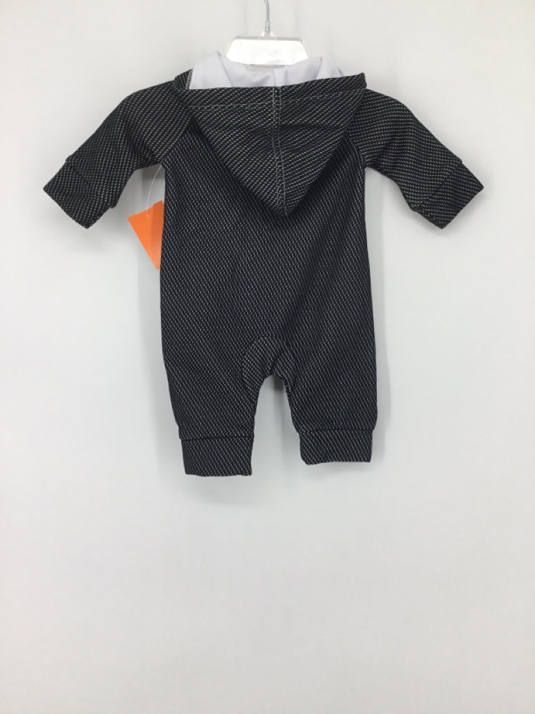 Nike Child Size Newborn Black Print Outfit - boys