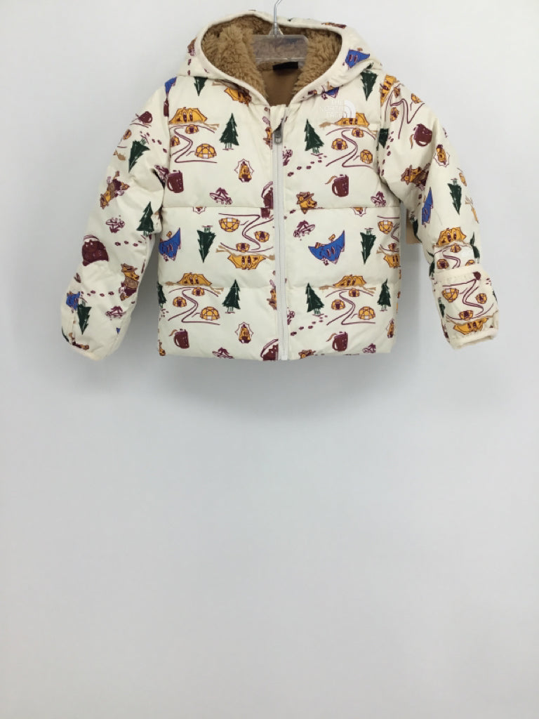 The North Face Child Size 6-12 Months White Print Outerwear - boys