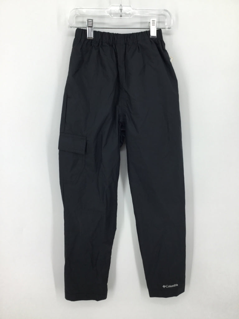 Columbia Child Size 8 Black Solid Rain Pants