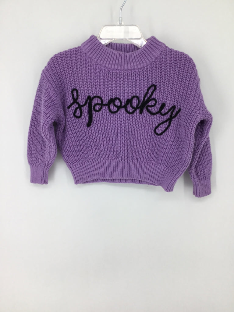 Old Navy Child Size 18-24 Months Purple Halloween Sweater