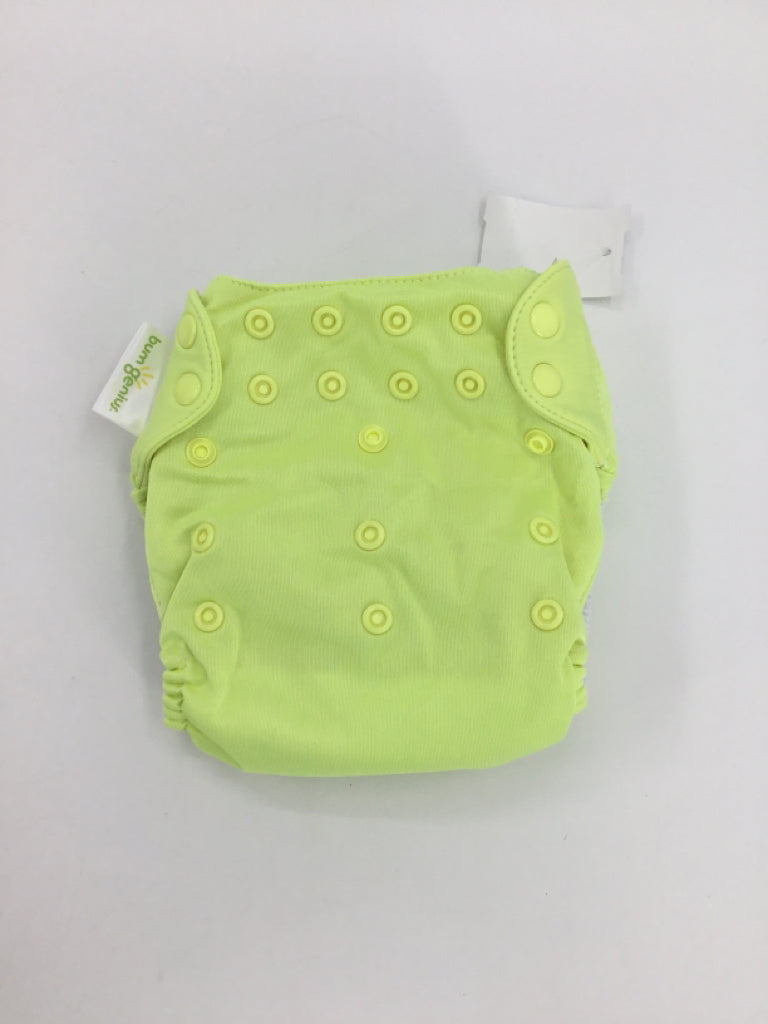 Bum Genius Child Size One Size Yellow Solid Free Time Cloth Diaper