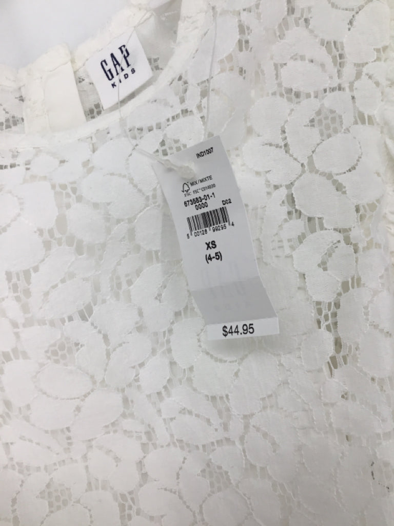 Gap Kids Child Size 4 White Shirt - girls