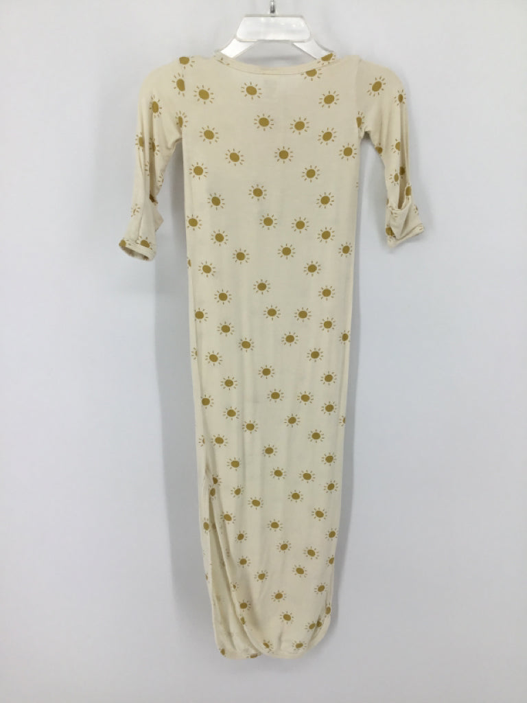 Lou Lou Child Size Newborn Cream Sleepers