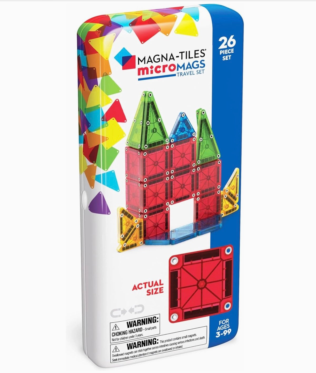 Magna-Tiles - MicroMags 26 Piece Travel Set