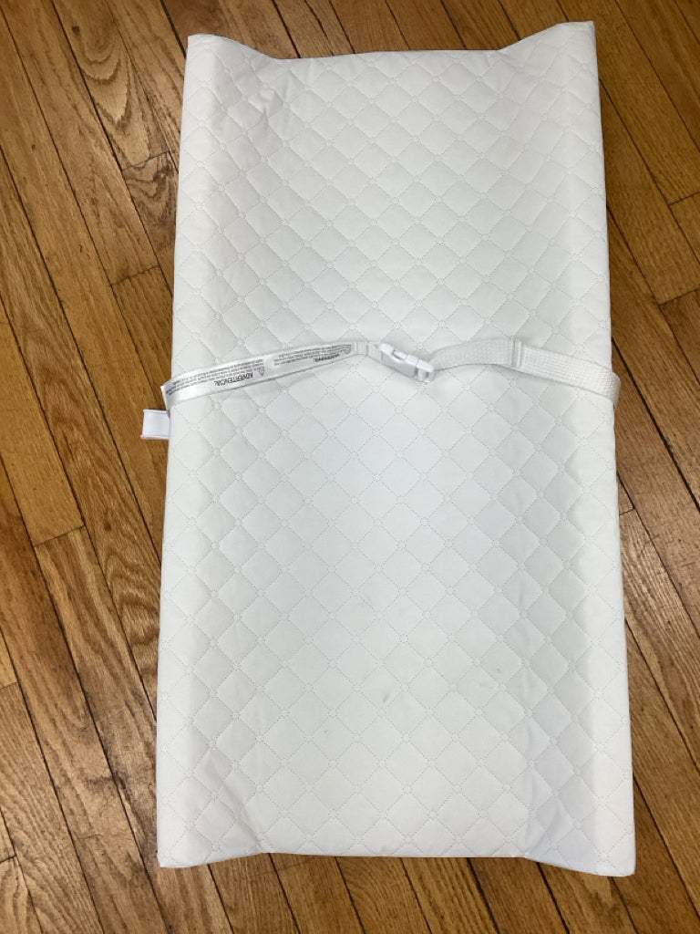 Summer White Changing Pad