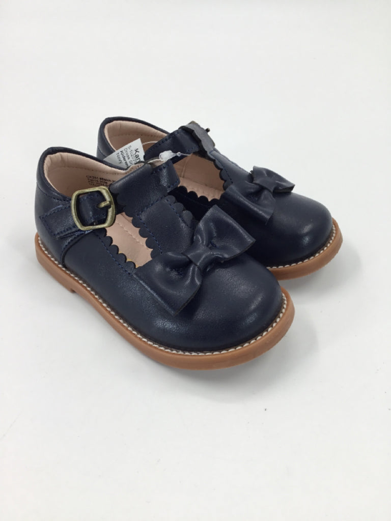 Kiderence Child Size 7 Toddler Navy Dress Shoes