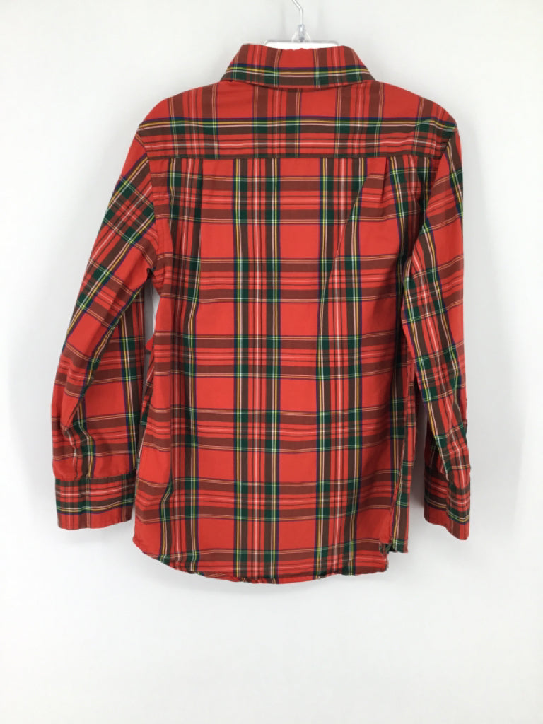 Crewcuts Child Size 4 Rainbow Plaid Shirt - boys