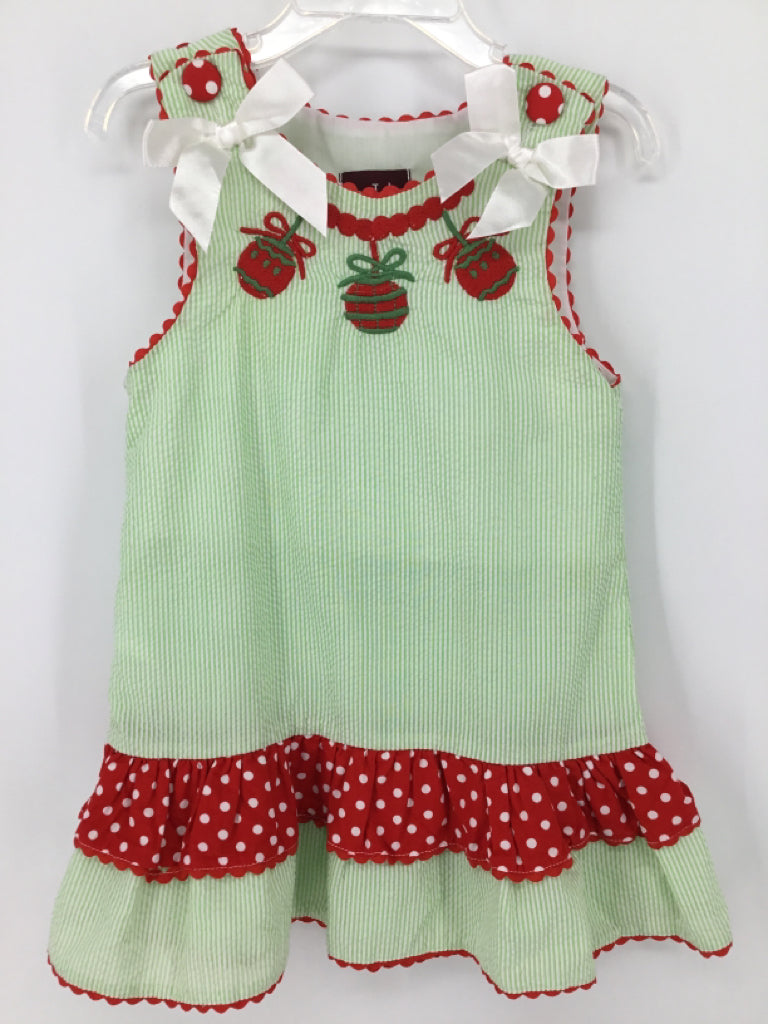 Lil Cactus Child Size 2 Green Christmas Dress