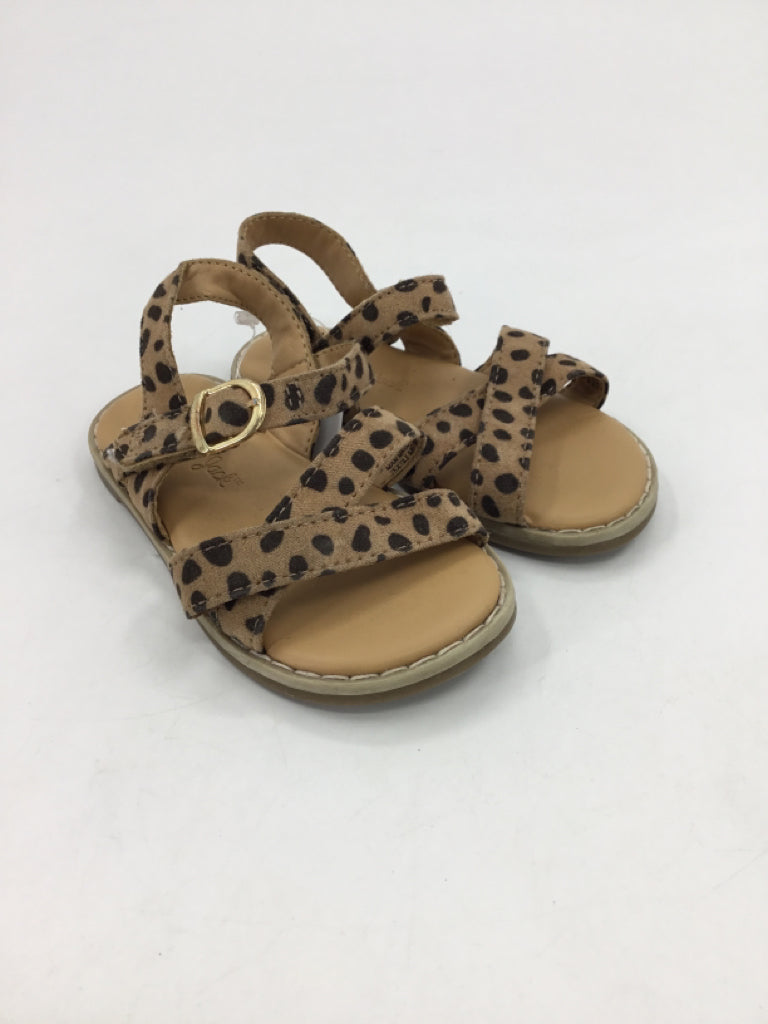 Cat & Jack Child Size 5 Toddler Brown Sandals/Flip Flops