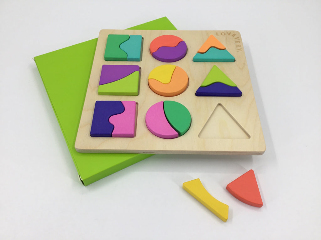 Lovevery Land And Sky Two Part Puzzle Board - New!