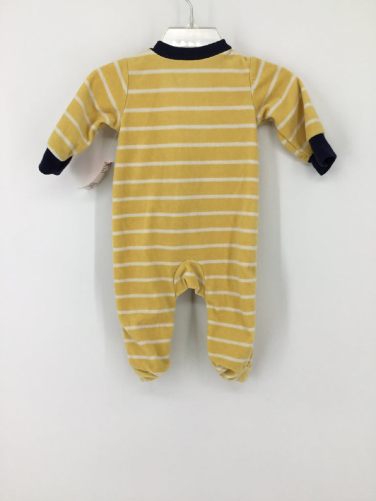 Carter's Child Size 3 Months Yellow Sleepers