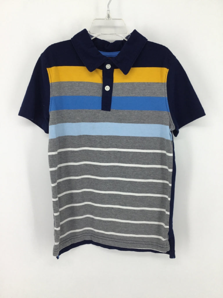 Cat & Jack Child Size 6 Blue Stripe Shirt - boys