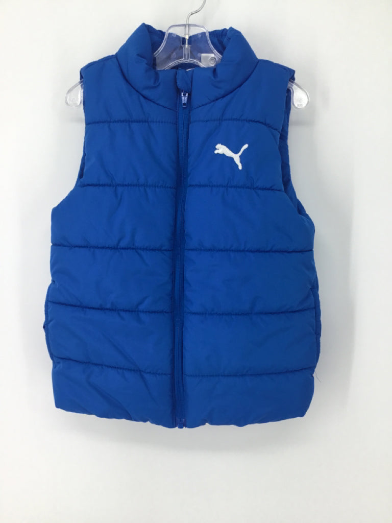 Puma Child Size 5 Blue Solid Outerwear - boys